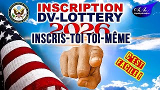 Cest Facile  Suivez Ce Guide Vidéo Pour Réussir Votre Inscription à la DVLOTTERY 2026 [upl. by Marlea]