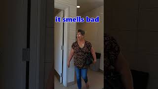 Fart Spray Prank with Farting 🤢💩 The worst smelling restroom 🤣 shorts fartprank funny [upl. by Anyr338]