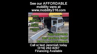 Wheelchairmobility van 2018 RAM ProMaster 2500 3709 57k Miles 49995 wFREE SHIPPING [upl. by Durrett]