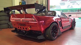 Honda NSX Rocket Bunny 35L Stroker V6 ITBs OnBoard  Mugello  AMAZING Sounds [upl. by Neeleuqcaj]