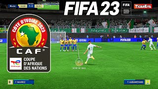 Algérie vs Gabon  CAN 2024  Match de Groupe 03  FIFA 23 [upl. by Donni446]