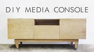 DIY MidCentury Modern Credenza  Console Table  Modern Builds  EP 48 [upl. by Safire]