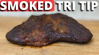 Tri Tip Smoked On A Weber Kettle  Best Tri Tip Recipe [upl. by Tuorah]