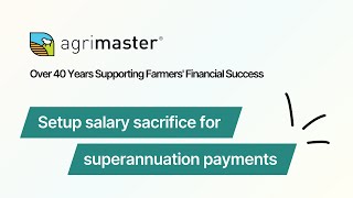 Setup salary sacrifice for superannuation payments  Wagemaster Tutorials [upl. by Nadnarb]