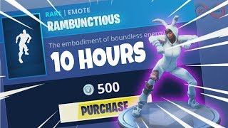 Fortnite  Rambunctious Emote 10 HOURS [upl. by Bilat]