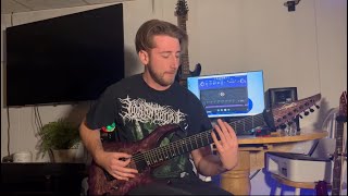 Ingested  Ashes Lie Still Guitar cover [upl. by Eiruam611]