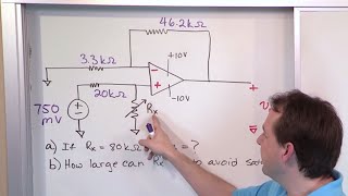 02  NonInverting OpAmp Amplifier Problems Part 1 [upl. by Eiclud]