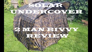 SOLAR TACKLE UNDERCOVER 2 MAN BIVVY REVIEW [upl. by Adnalay]