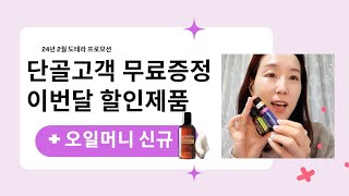 24년 2월 도테라 프로모션  🚨 신규 추가 20 amp 채널장 특별선물까지 🚨 단골고객 Free 🎁  2월 할인제품 [upl. by Mij]