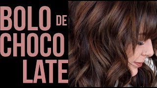 DESCUBRA A COLORAÇÃO USADA NO CABELO CHOCOLATE [upl. by Albertine420]