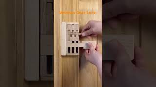 wooden door lock wood  door lock [upl. by Budge]