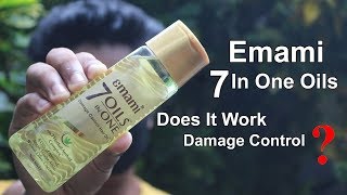 Emami 7 In One Oil Does It Work Damage Control Hair  Hindi  Bunny LifeStyle [upl. by Mraz]