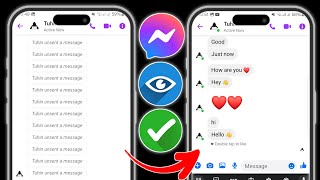 How to see unsent messages on Messenger 2024  See Removed Messages on Messenger [upl. by Lavinia451]