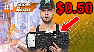 I Tried Using The WORST Fortnite Keyboard [upl. by Soracco]