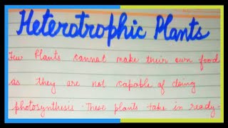 Defination of Heterotrophic plants [upl. by Oiralednac735]