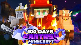 100 Days as a FIRE MAGE in Fantasy Minecraft FULL MOVIE [upl. by Nawed]