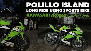 POLILLO ISLAND RIDE KAWASAKI NINJA ZX4RR  SUPERLEIK MOTOVLOG [upl. by Bonnell]