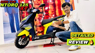 2024 TVS NTORQ 125 XT Detailed Review  NTORQ 125 XT Onroad PriceMileage and Features tvs ntorq [upl. by Karylin25]