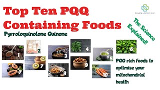 Top Ten PQQ Foods to optimise your mitochondrial health pyrroloquinolone quinone [upl. by Petunia]