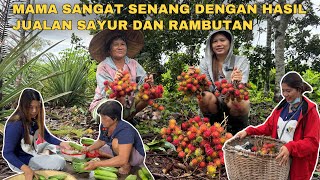 JUAL KELILING HASILPANEN SAYURAN DAN RAMBUTAN [upl. by Manouch]