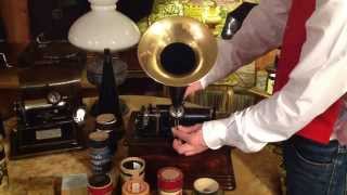 Tutorial Der Edison Standard Phonograph Modell D  Bedienung und Handhabung [upl. by Rozina]