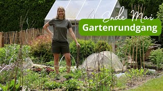 🥕🌿 So sieht mein Gemüsegarten jetzt aus Großer Gartenrundgang Ende Mai [upl. by Horowitz]