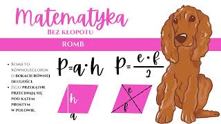 Piosenka o właściwościach Rombu nauczyciel romb szkoła matematyka [upl. by Sivra535]