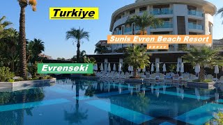 Travel to Turkey 5 All inclusive Hotel Sunis Evren Beach Resort EvrensekiSide [upl. by Sasha]