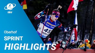 World Cup 2324 Oberhof Men Sprint Highlights [upl. by Reagan]