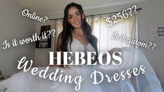 HEBEOS WEDDING DRESSES REVIEW [upl. by Martelli]