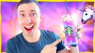 Starbucks UNICORN FRAPPUCCINO Maken  Furtjuh [upl. by Haleak197]