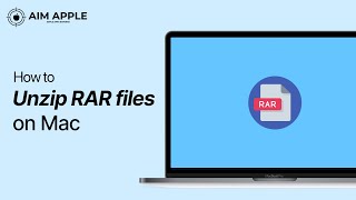 How to open RAR files on mac  Aim Apple [upl. by Shewmaker418]