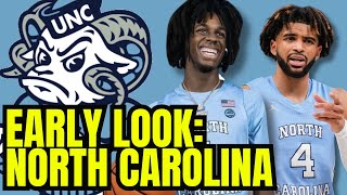 Early Look North Carolina Basketball  Alumni Game reactionsthe freshmen are for real [upl. by Iey]