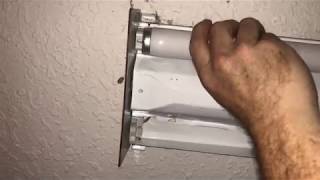 How to change a fluorescent light bulb [upl. by Nemlaz892]