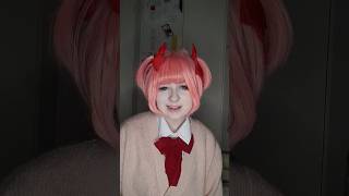 natsuki ddlc dokidokiliterature cosplay [upl. by Childs]