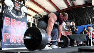 Derek Poundstone 850lb Deadlift [upl. by Ashli]