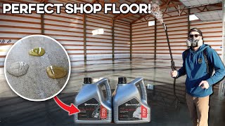 The BEST DIY Floor Coating For My Dream Garage Repels Everything [upl. by Nobe196]