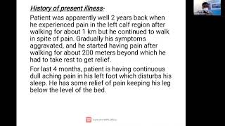 Case Presentation  Peripheral Vascular Disease 26102021 [upl. by Ynohtnaleahcim]