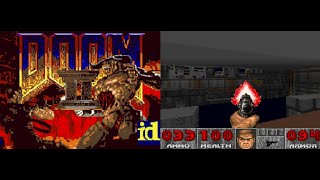 Doom II Hack of Doom SNES  Gameplay Map01Map02 [upl. by Attenyl]