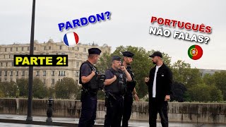 VINGUEIME DOS FRANCESES FALANDO PORTUGUÊS COM ELES 🇵🇹🇫🇷 prank PARTE 2 [upl. by Atkins]