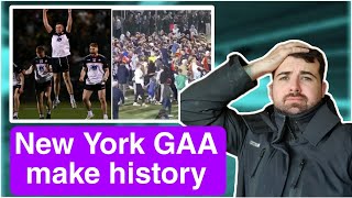 New York GAA Make History 🇺🇸 New York Beat Leitrim on Penalties 😲 New York 015 Leitrim 015 [upl. by Lamrej]