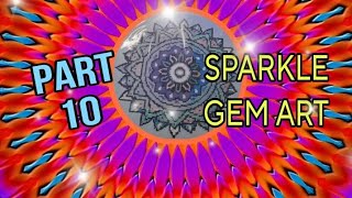 ANKO 5D SPARKLE GEM ART  MANDALAPART 10 diamondart diamonddotz diy mandalaart mandala [upl. by Colman]