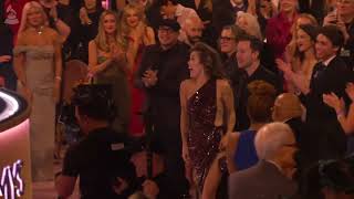 Watch MILEY CYRUS amp Audience Reactions At The 2024 GRAMMYs [upl. by Erialcyram]