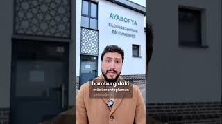 Hamburg Wilhelmsburg Ayasofya yardım kampanyasına davet mosque cami  islam keşfet [upl. by Lenahtan]