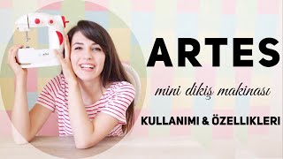 EL KADAR MAKİNEYLE DİKİŞ Mİ DİKİLİR   ARTES MİNİ DİKİŞ MAKİNESİ [upl. by Neret]