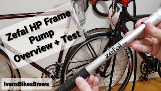 Zefal HP Frame Pump Overview  Test  4K [upl. by Ardnekal]