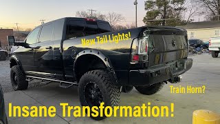 Rebuilding My 2013 Ram 2500 Mega Cab Installing New Lights amp Paint Correction [upl. by Rhyner]