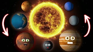 Planets of the Solar System  Planet Facts Dwarf Planets Size Comparisons and Space Science [upl. by Desirea]