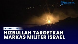 Hizbullah Targetkan Markas Militer Israel di Gallia Atas Satu Skuadron Pesawat Nirawak Dikerahkan [upl. by Atteuqram504]