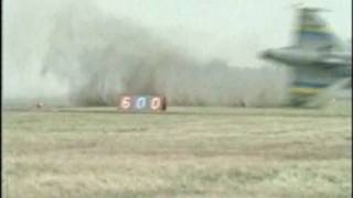 JAS 39 Gripen crash rare alternate angle due to pilotinduced oscillation on February 2 1989 [upl. by Blondell]